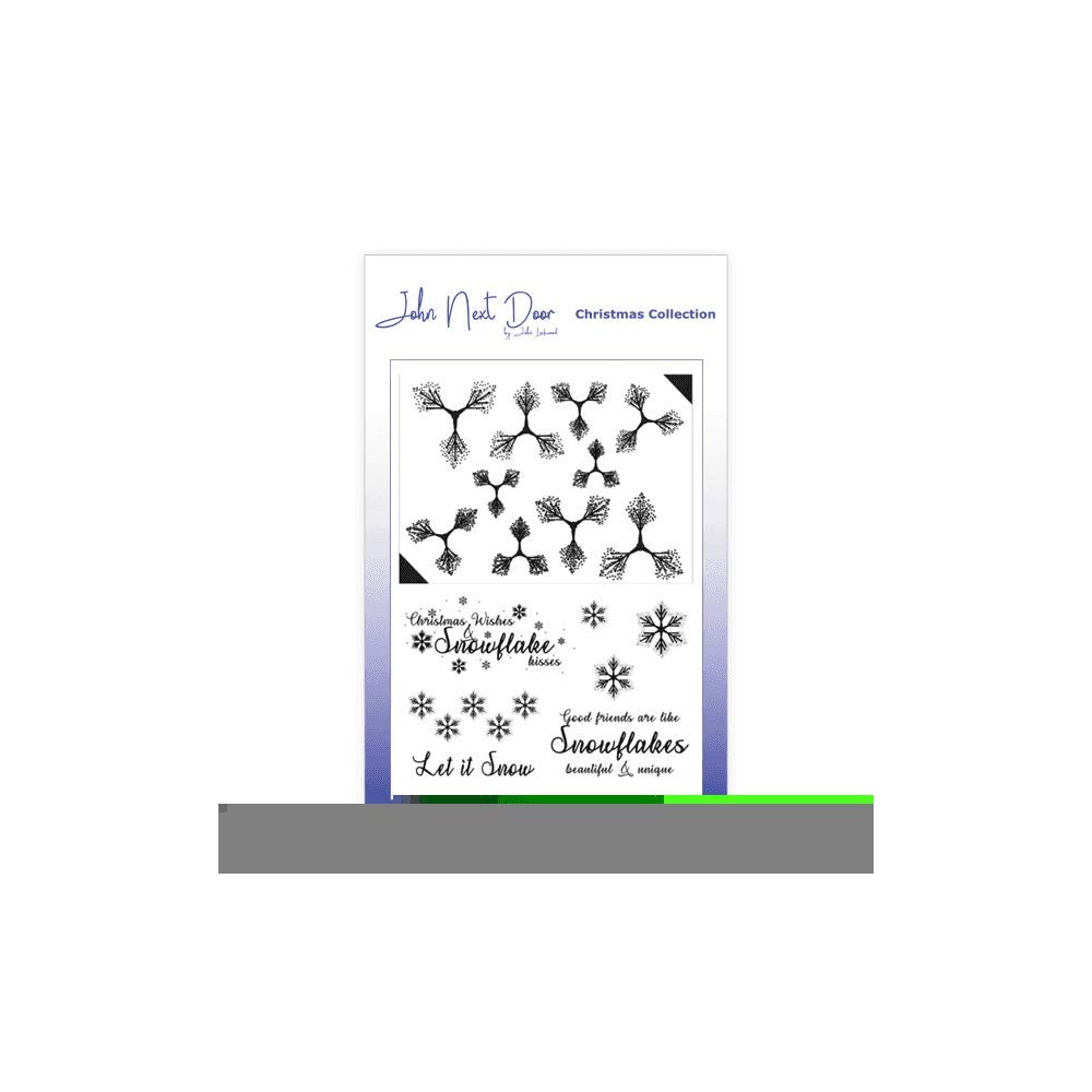 John Next Door Christmas Clear Stamp - Snowflower