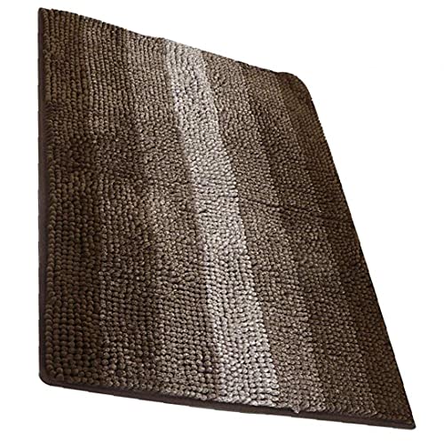 Indoor Doormat Front Door Rug Low- Barrier Mat Non Slip Entrance Dirt Trapper Door Floor Mat Coffee 40×60 cm