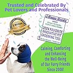 Happy Hoodie The Original Dog & Cat Calming Band, Anxiety Relief/Noise Protection-Grooming-Thunder-Fireworks (Large, Blue) - Image 2