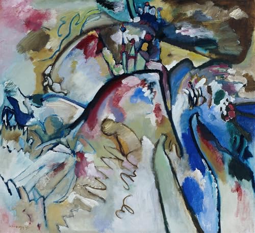 Peinture Kandinsky Improvisation A impression d'art murale premium 60x90cm