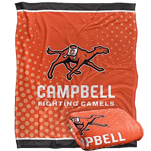 Campbell University Blanket, 60"x80" Logo Dots Silky Touch Super Soft Throw Blanket