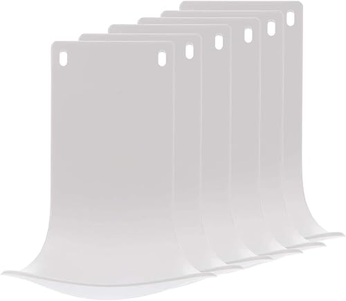 6 bandejas de goteo para dispensadores de jabón montados en la pared, evita goteos y pulverizaciones, soporte para dispensador, soporte, bandeja de