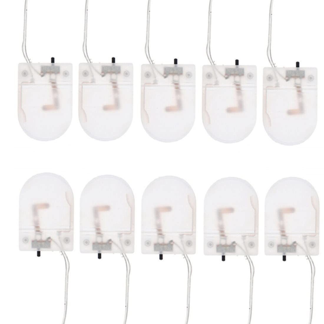 CR2032 Battery Holder Coin Cell Holder, CR2032 Battery Holder with Switch, 1 x 3V CR2032 Button Coin Cell Battery Holder with Leads On Off Switch 10PCS-image-49
