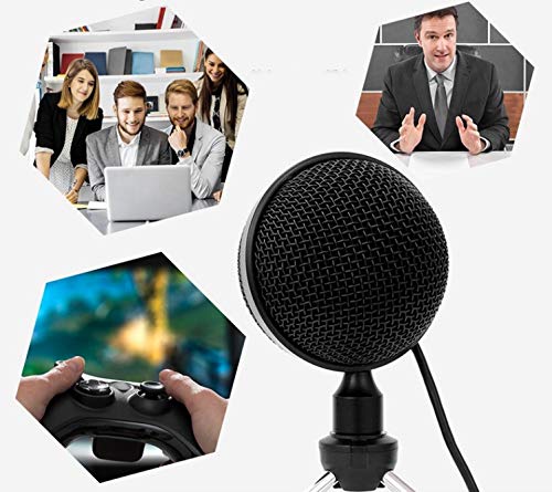 Microphone USB pour live streaming sur ordinateur portable