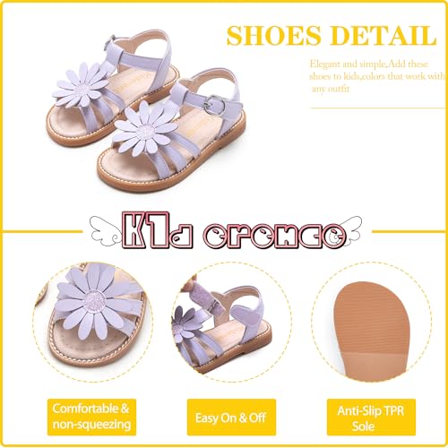 Image of Kiderence Toddler Girls Sandals Little Girls Kids Summer Shoes Toddler Sandals
