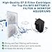 driamor 16 Pack Filter Cartridges Compatible with EF-S Element and BF5 BETTAFLO Filter, Thickened Fish Tank Replacement Filters Cartridge with Zeolite