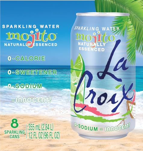 Image of La Croix Sparkling Water, Mojito, 12 Fl Oz (pack of 8)