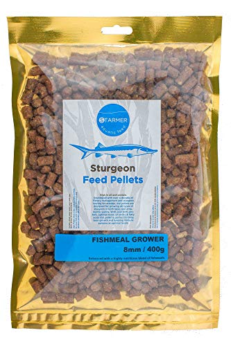 STARMER aquatic feed 8mm / GROWER/sturgeon pellets / 400g