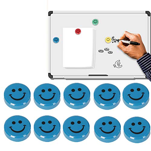 LEDDP Petit Aimant Magnétique Punaise Bureau Aimants pour Magnétique Tableau Blanc Aimant Puissant Aimants pour Carte Mémoire Blue Cover