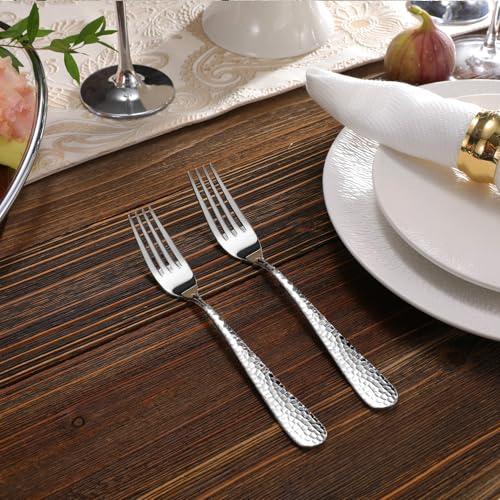Keawell Premium 4-Piece/8-Piece Louise Hammered Fork Set thumb #6