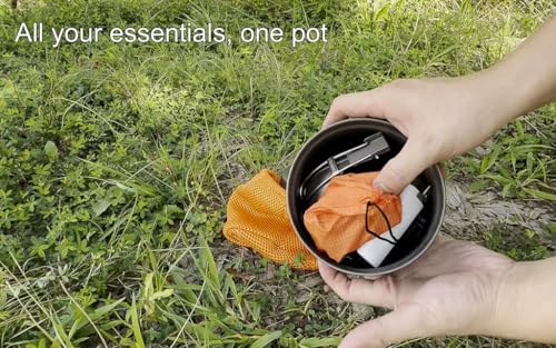 Image of TOAKS Titanium 1100ml Pot with Pan