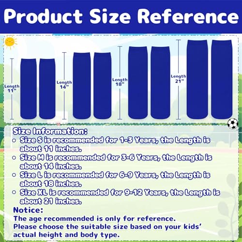 Image of Olreco Toddler Soccer Socks Kids Baseball Socks Youth Softball Sock for Girls Boys Football Sock Boys Athletic Accessories