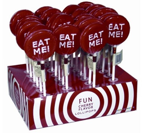Eat Me Lollipops - 24 Count With Display