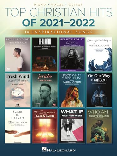 Top Christian Hits of 2021-2022 - Piano Vocal Guitar Songbook
