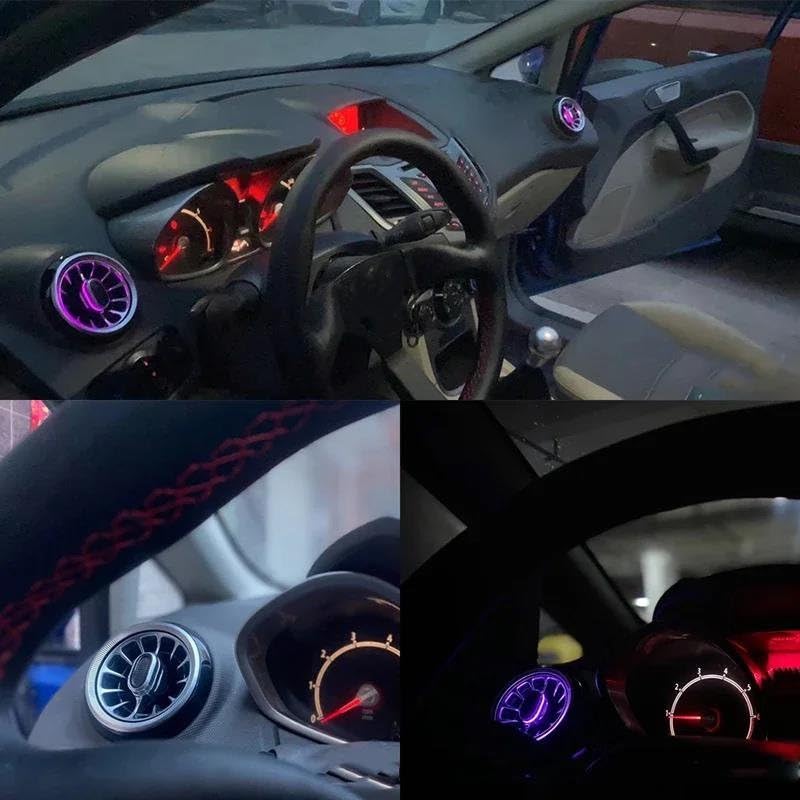 Grille sortie climatisation Ford Fiesta réparation ventilation LED - 3