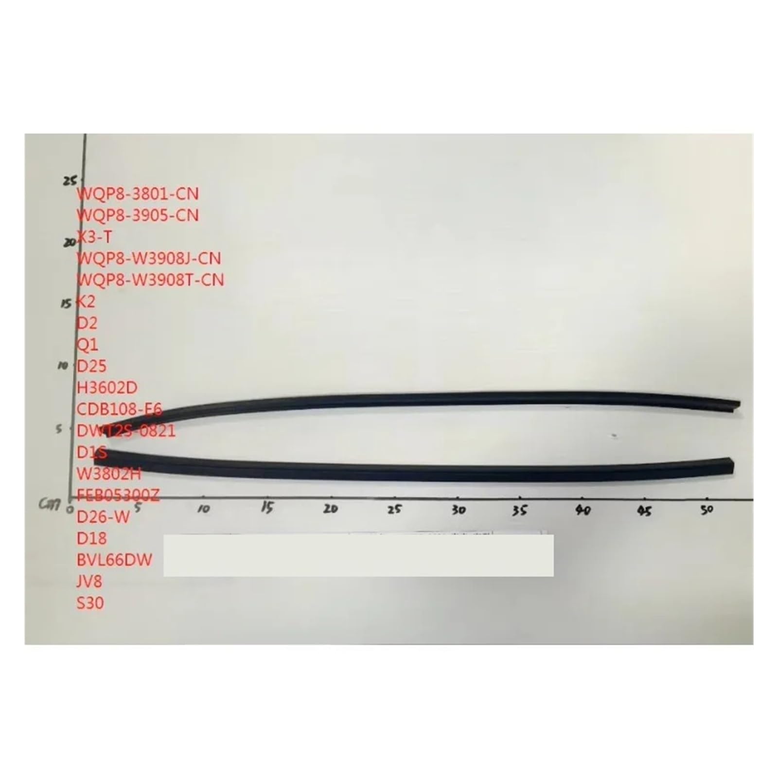 12676000000872, compatibile con Midea, guarnizione inferiore della porta della lavastoviglie T3/WQP6-3601