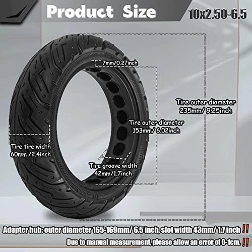 Pneu 60/70-6.5 anti-crevaison et robuste pour Kaabo Mantis 10