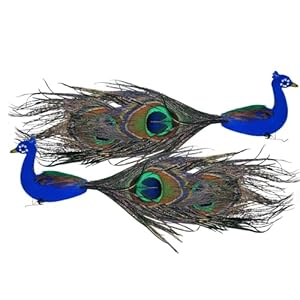 Rajmart Global Artificial Cute Peacock for Home/Office/Classroom/Temple Decoration/Gifting Purpose/Good Luck -Set of 2
