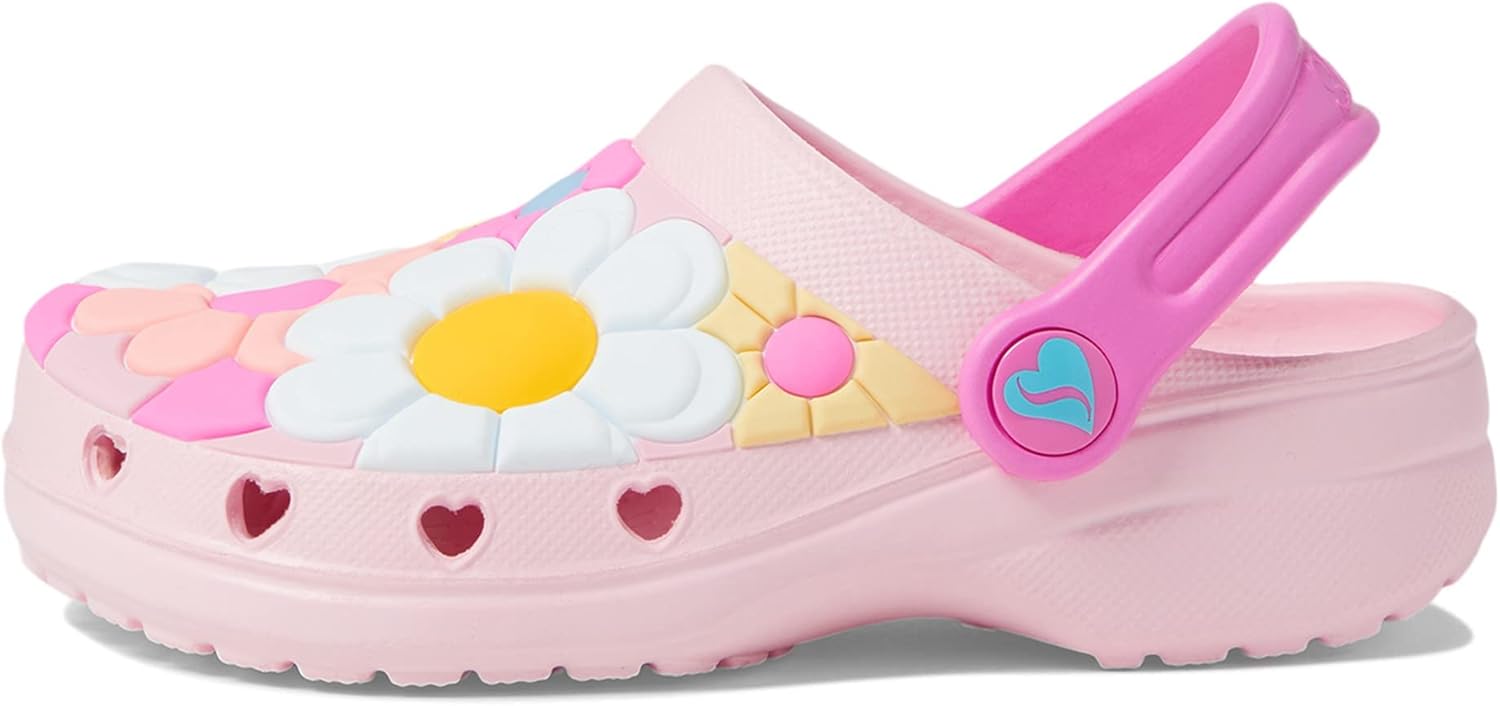 Skechers Kids Girls Heart Charmer-Bloomin Time Sneaker, Pink/Multi, 1 Little Kid