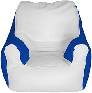 E-SeaRider Medium Armchair Beanbag (Medium, Multi) (White/Royal, Medium)