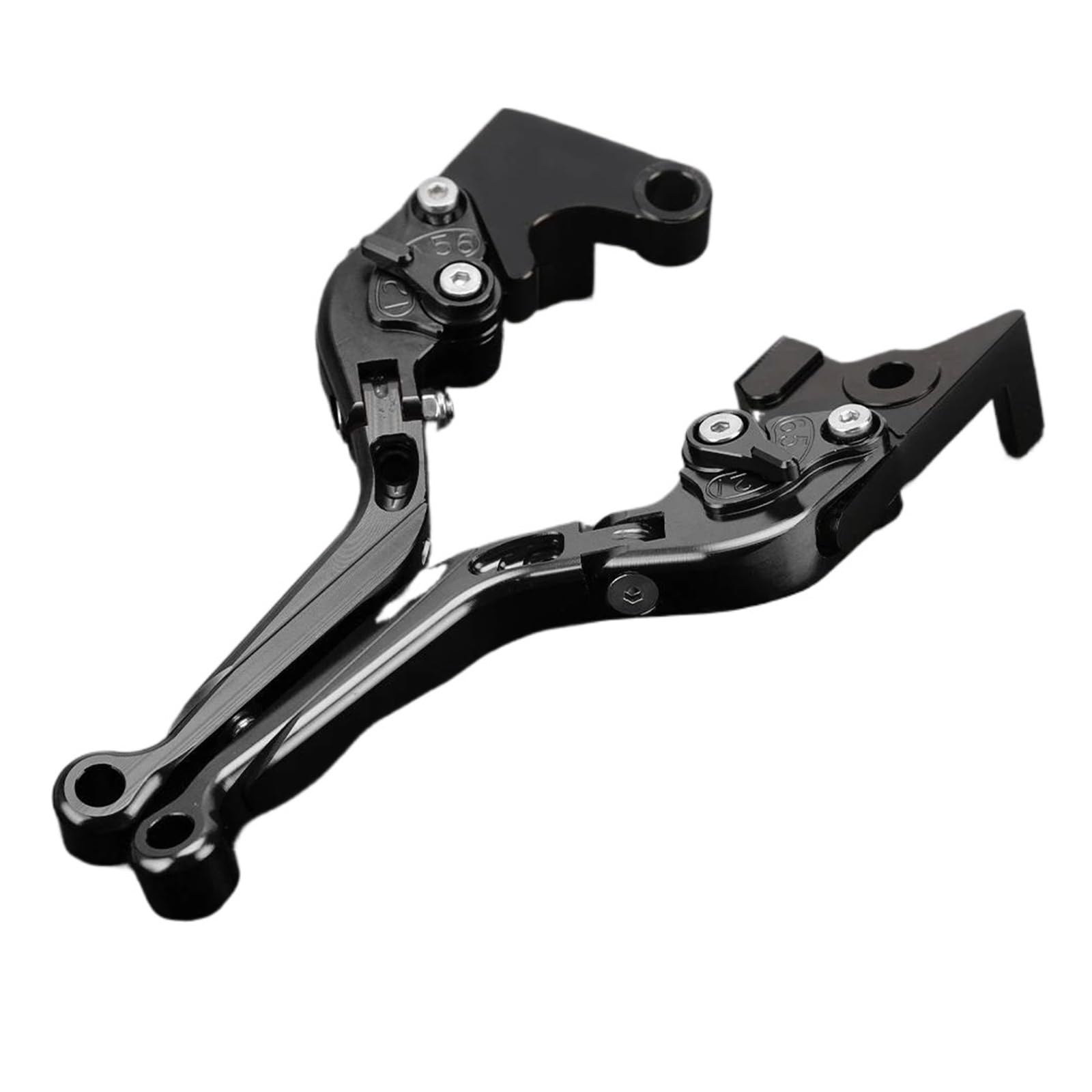 Qiogeilkoy I For Cfmoto Clc450 2023-2025 Folding Clutch Brake Lever Handle Adjustable Extendable Levers Levers Clutch Lever Kit(I)