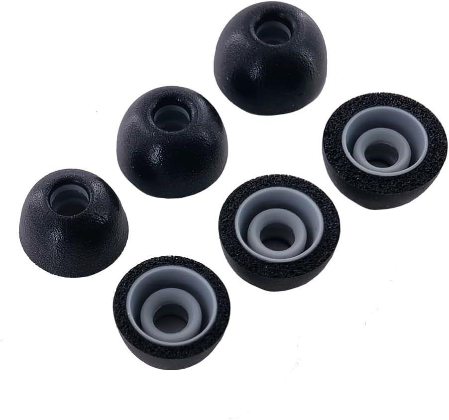 TENNMAK 2 Layers Memory Foam Eartips Replacement for Raycon Impact/Fitness Bluetooth Earbuds Earpad * Upgrade