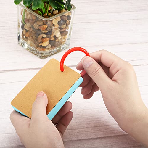 Patikil 1.6" Od 1.3" Id Loose Leaf Rings, 25 Pack Binder Ring Plastic O Rings For Book Diy Scrapbook Notebook, Orange #TOP5