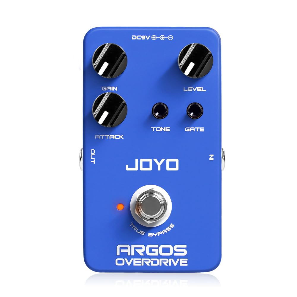 JOYO Overdrive Pedale effetto per chitarra con multimodalità e Noise Gate integrato per chitarra elettrica Basso True Bypass Design (ARGOS OVERDRIVE JF-23)