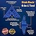 Stak Rack | 6 in 1 Painter's Accessory Tool | Stacking Design | Paint Interior or Exterior Doors, Trim & Kitchen Cabinet Doors| for Contractors & Homeowners (12)