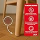 BRINOX b62810b – Pack von 69 Gleiter Filz, Weiß