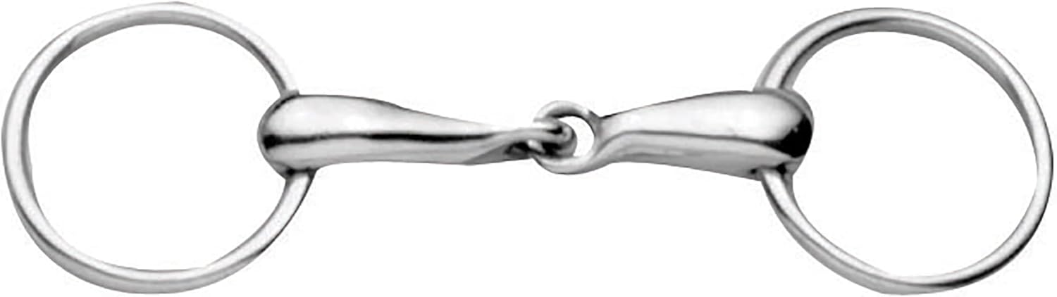 Hollow Mouth Medium Weight 20mm Loose Ring Snaffle Bit