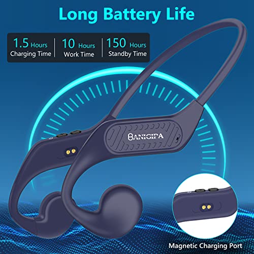 Banigipa Open Ear Headphones Wireless Bluetooth, Upgraded 5.3 Bluetooth Headphones With Microphone For Cell Phones, Waterproof Wireless Headset For Running, Cycling, Hiking, Driving,10 Hrs Playtime #TOP5
