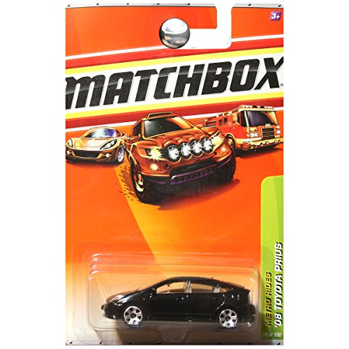 Matchbox 2010 Toyota Prius noire miniature 1:64 de collection pour passionnés de la série Metro Rides