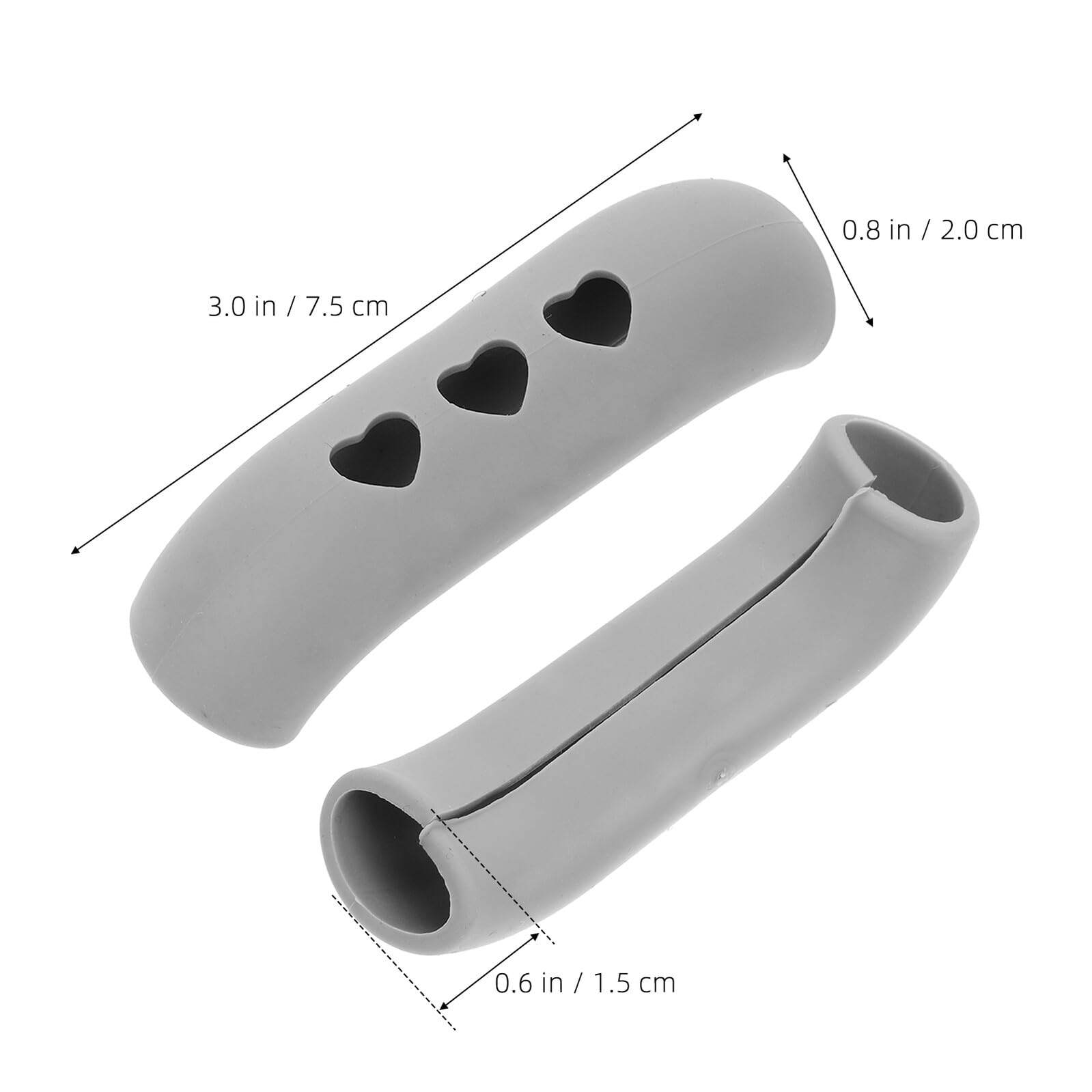 VALICLUD Fundas para Asas de Ollas Resistentes al Calor Antideslizantes de Silicona Duradera 80 Unidades Rojo Gris Claro Negro Azul para Cocina Segura y Protección Térmica en Hogar