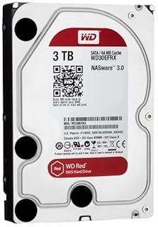 Western Digital WD30EFRX SATA lll Hard Drive per NAS 24x7, 3 TB, colore: Rosso [Importato da Regno Unito]