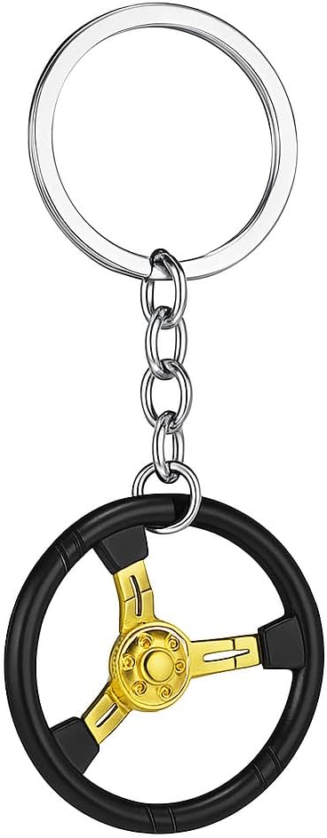 Steering Wheel Keychain, Funny Keychains Bag Charms for Women