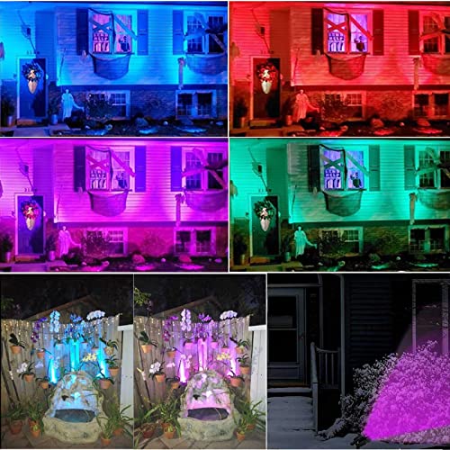 Underwater Lights For Fountains, Submersible Led Pond Lights 16 Million Rgb Color Changing Ip68 Waterproof Smart Dimmable With Timer For Garden Yard Lawn Pond Fountain Waterfall, Set Of 2 #TOP5