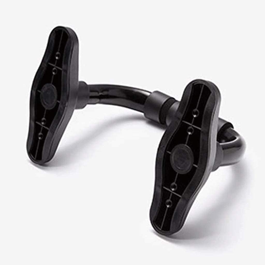 Barre per Flessioni Maniglie, Supporto per Flessioni con Impugnatura in Schiuma Imbottita e Base in Gomma Antiscivolo Attrezzature per Allenamento Domestico, Nero Needed