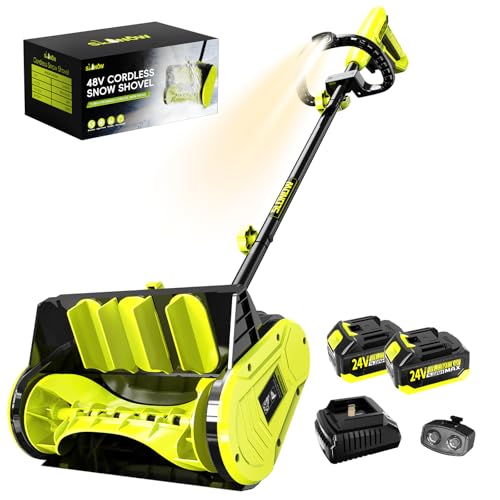 48V Cordless Snow Shovel Green