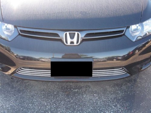312 Motoring Fits Honda Civic 2006-2009 Chrome Grille Grill Kit 2007 2008 06 07 08 09 Hybrid Si Ex Lx Dx #TOP3