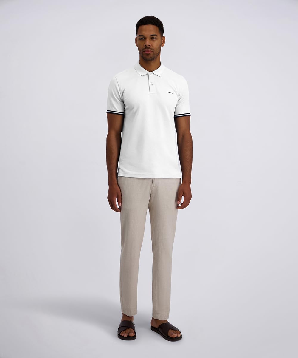 Pierre Cardin Polo de manga corta para hombre KN | Polo para hombre | Cuello oculto | Corte moderno