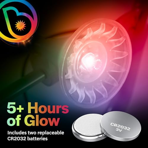 Brightz Bocina para Bicicleta LED Cambia Color, Bocina Suave para Niños miniatura 5