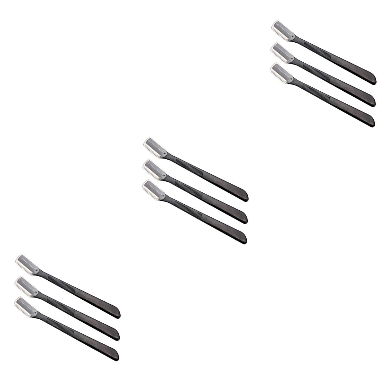 FRCOLOR 3 Sätze Praktischer Augenbrauentrimmer Gesicht Bausatz Werkzeug Make-up-zubehör Augenbrauen Rasierer Black 12 Stücke * 3