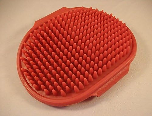 NEW Pet Palm Brush Adjustable / Dog Cat Wet Dry Rubber Grooming Bathing