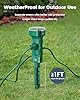SURAIELEC Outdoor Smart Plug, WiFi Power Stake Light Timer with 6 Outlet, 6FT Extension Cord, Electrical Weatherproof for Patio Lights, Christmas Decorations, Compatible with Alexa/Google Assistant #5