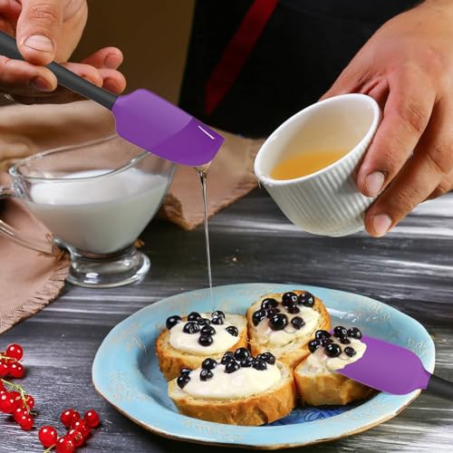 image for Coukre Silicone Spatula Set of 5,High Temperature Resistant, Food Grad