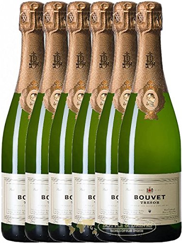 Bouvet Tresor Vintage Blanc Brut aus Frankreich 6 x 0,75 Liter