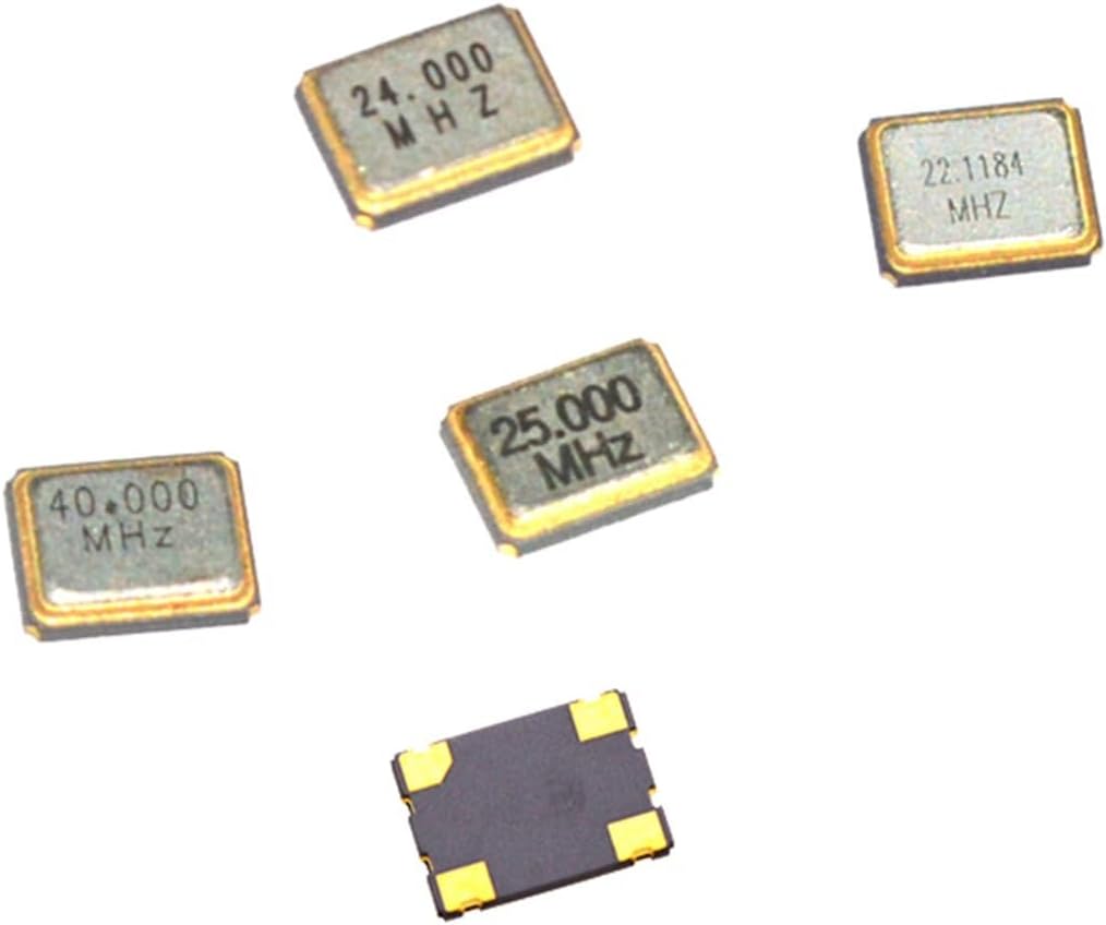 10 PCS 3225 4 PIN 3.2 * 2.5mm Passive SMD Quartz Resonator Crystal 48 11.0592 12.288 12.8 13.56 14.318 18.432 19.2 22.1184 MHz (Color : 3225 48MHz 10pcs)