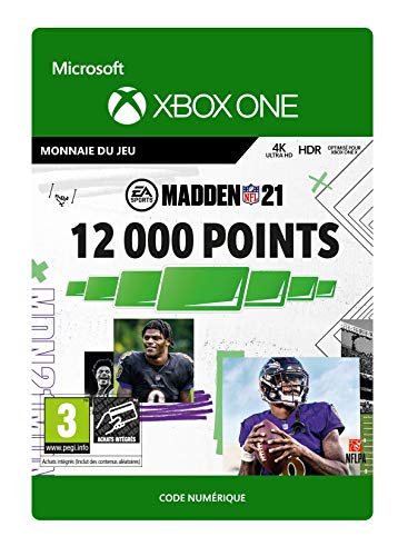 12000 Madden Points Xbox One Code Jeu à Télécharger Madden NFL 21 pour mode Ultimate Team