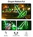 ZNQNDSR Dragon Ribbon Poi with Led, Luminous Dragon Dance Ribbon, Dragon Poi for Chinese Festivals Celebration Dance Parties(Multi-Colored,9.8ft)